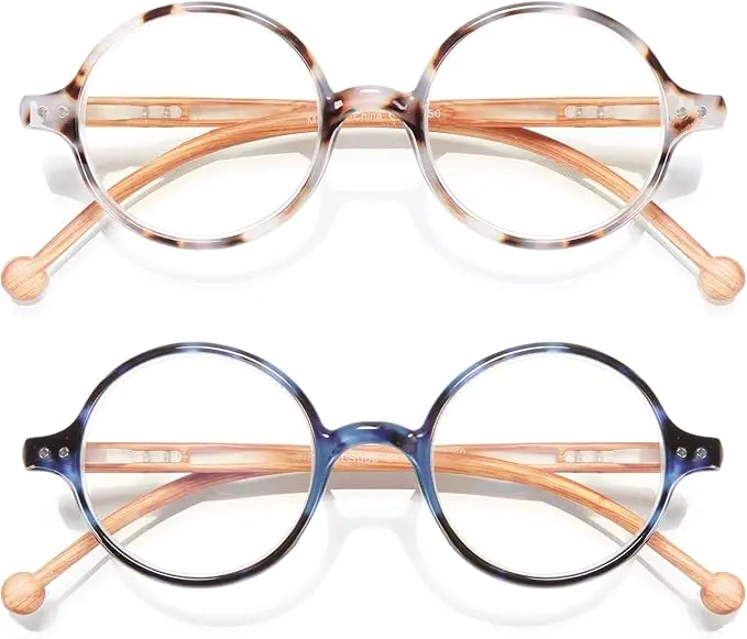 Round Reading Glasses Women Men Blue Light Blocking Circular Readers Unisex Ultra Lightweight Circle Cheaters Glasses image 1