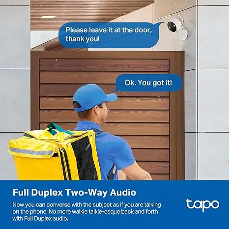 Tapo TP-Link 2K QHD Security Camera, Indoor/Outdoor, 𝟮𝟬𝟮𝟰 𝗣𝗖𝗠𝗮𝗴 𝗘𝗱𝗶𝘁𝗼𝗿'𝘀 𝗖𝗵𝗼𝗶𝗰𝗲, Color Night Vision, Free Person/Pet/Vehicle Detection, Invisible IR Mode, SD Storage, C120 image 4