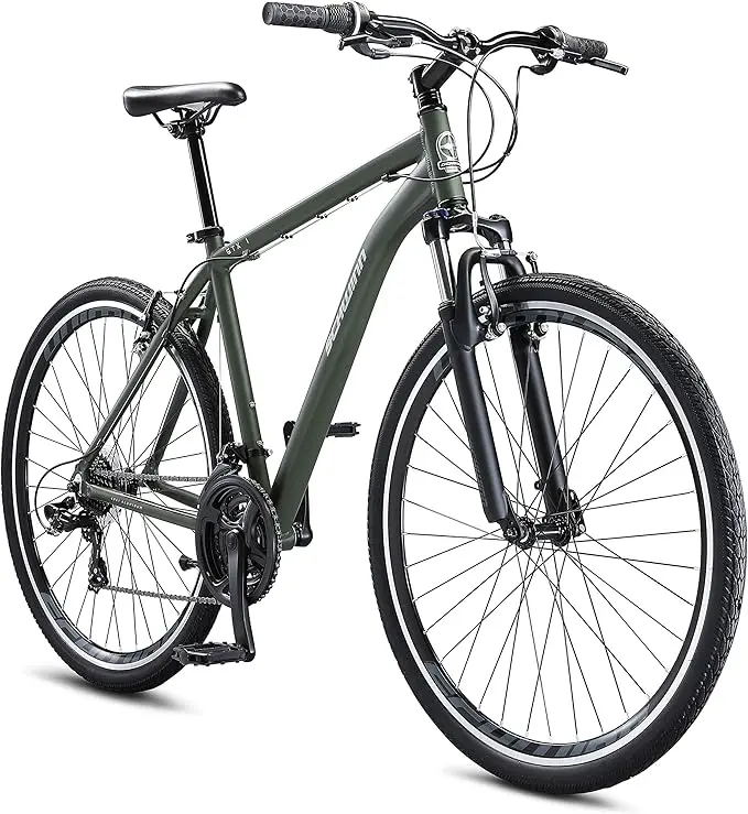 Schwinn GTX Comfort Adult Hybrid Bike, Men and Women, Dual Sport Bicycle, 700c Wheels, Step-Through or Step-Over Lightweight Aluminum Frame image 1