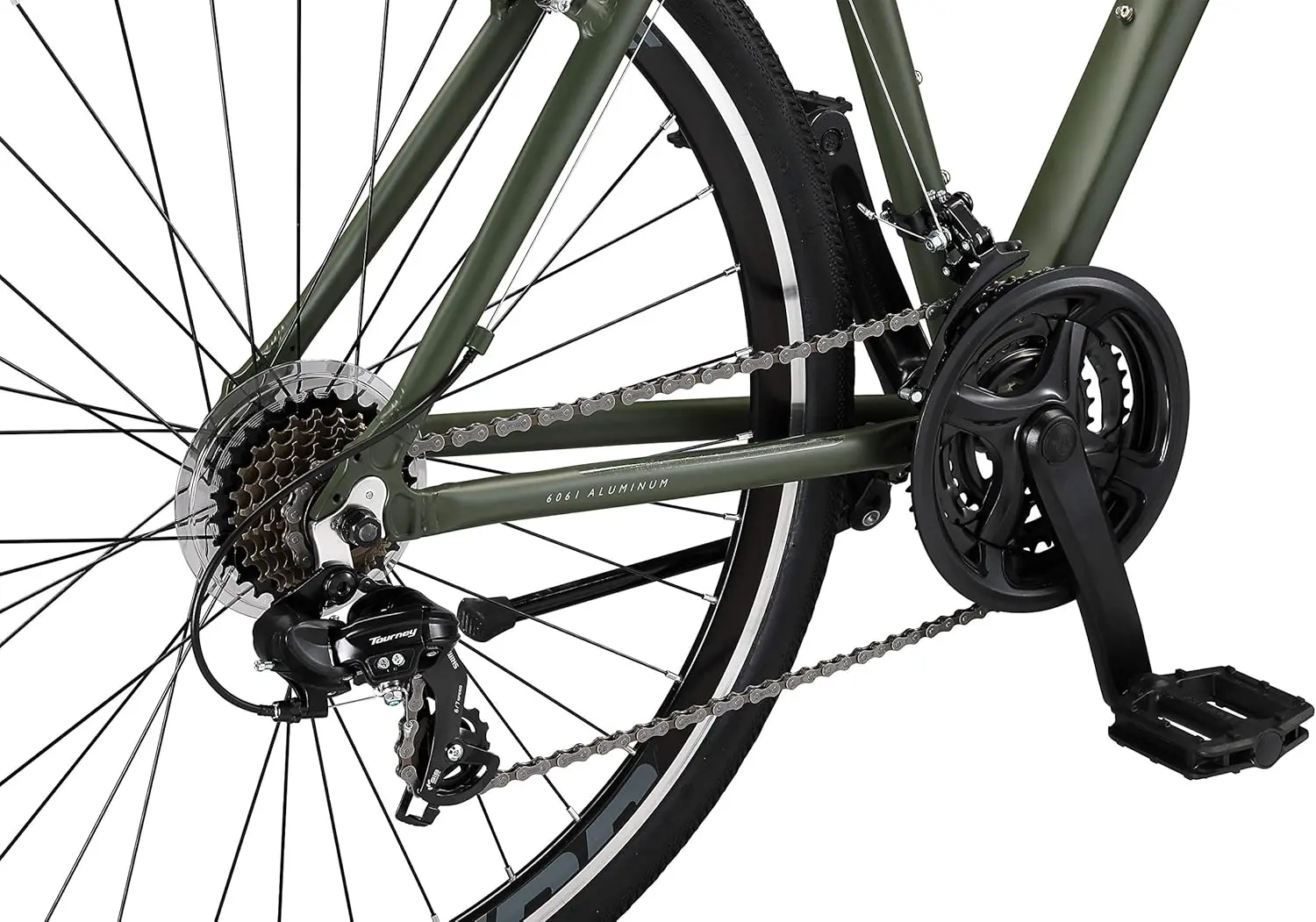 Schwinn GTX Comfort Adult Hybrid Bike, Men and Women, Dual Sport Bicycle, 700c Wheels, Step-Through or Step-Over Lightweight Aluminum Frame image 7
