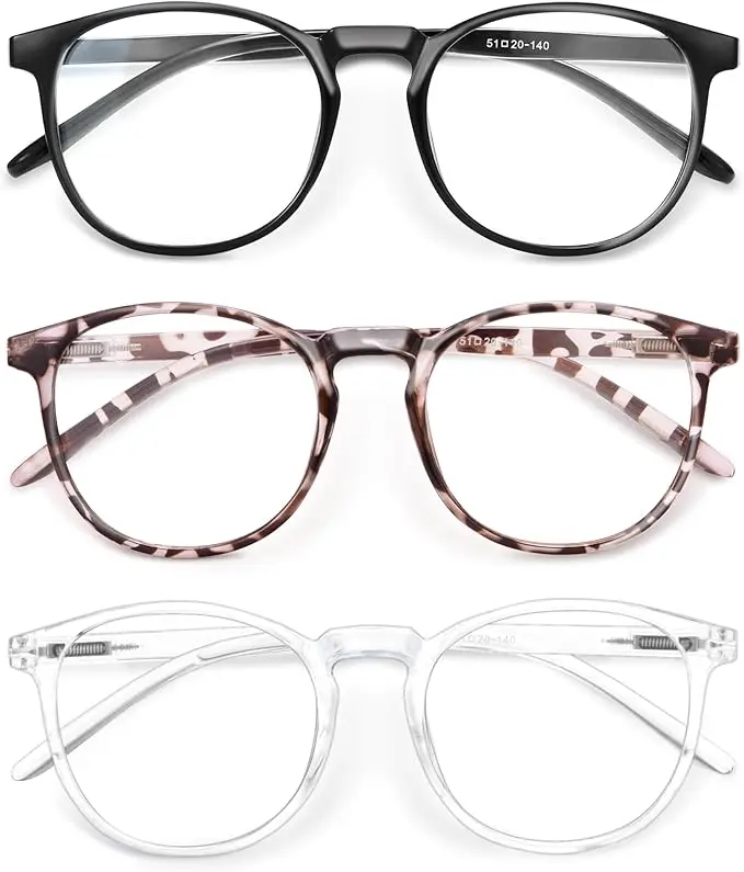IBOANN Iconic Blue Light Glasses for Woman - Computer Glasses 99% Blue Light Blocking - Anti Eyestrain & UV Glare Protection image 1