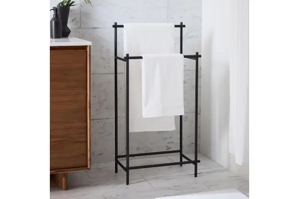 Modern Overhang Freestanding Towel Rack image