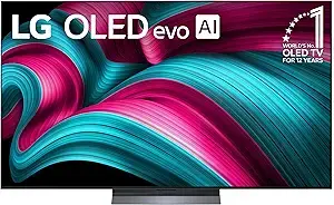 LG 65-Inch Class OLED evo AI 4K C5 Series Smart TV w/Dolby Atmos, Dolby Vision, HDR10, AI Super Upscaling 4K, Filmmaker Mode, Wow Orchestra, Alexa Built-in (OLED65C5PUA, 2025) image 1
