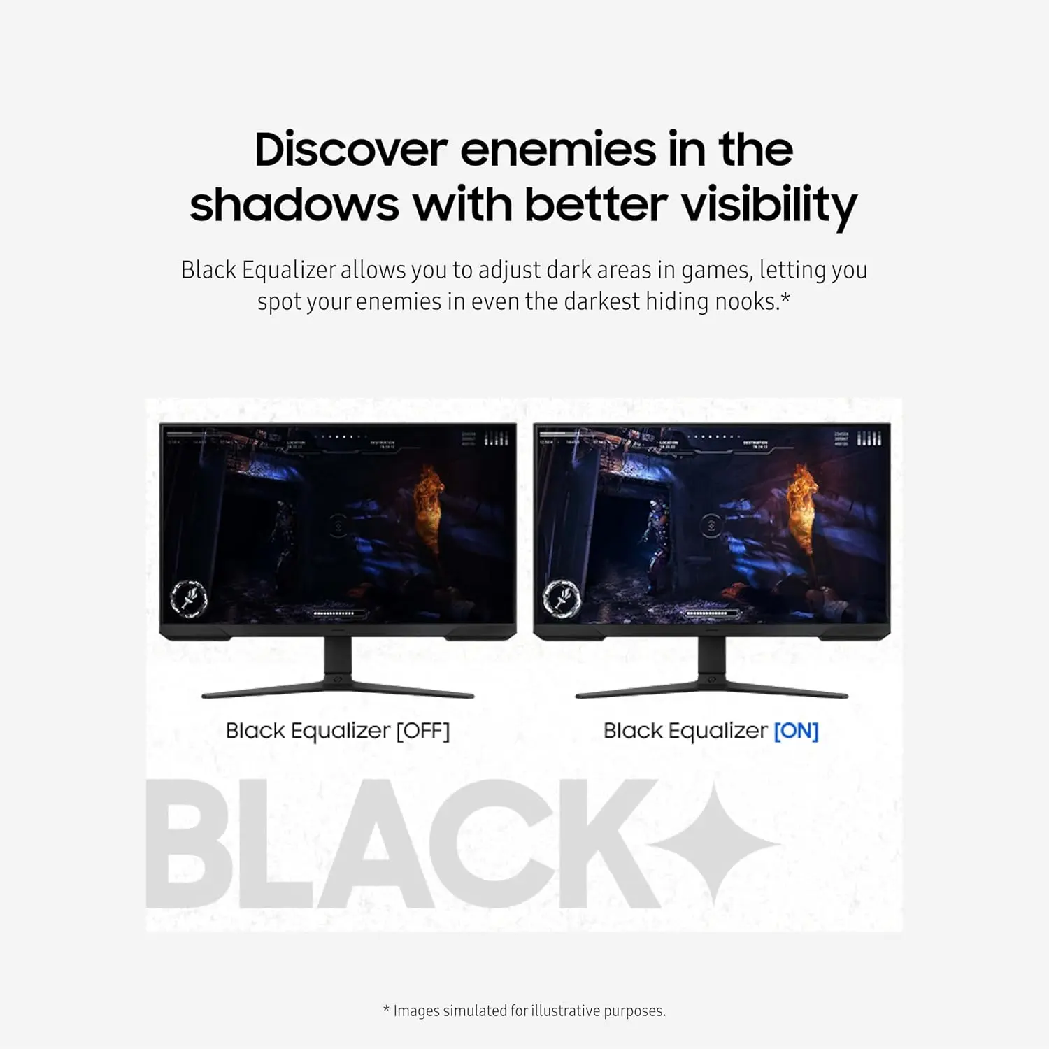 Samsung 27-Inch Odyssey G3 (G30D) Series FHD Gaming Monitor, 1ms, 180Hz, AMD FreeSync, Adjustable Stand, Black Equalizer, Virtual Aim Point, Eye Saver Mode, Flicker-Free, LS27DG302ENXZA image 5