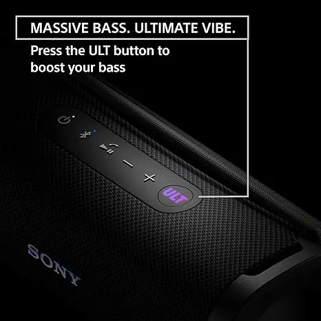 Sony ULT Field 1 Waterproof Portable Bluetooth Speaker, Enhanced Bass, 12h Battery, IP67 Rated Dustproof Shockproof Rustproof, Detachable Strap, SRSULT10D, Orange image 2