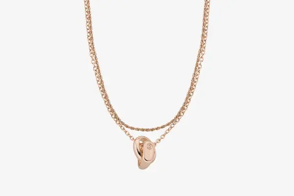 Double Layered Intertwined Necklace image