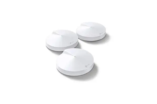 TP-Link Deco Mesh WiFi System(Deco M5) –Up to 5,500 sq. ft. Whole Home Coverage and 100+ Devices,WiFi Router/Extender Replacement, Anitivirus, 3-pack image