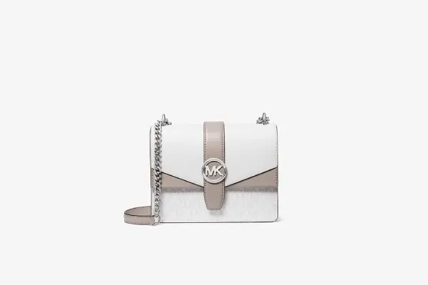 Greenwich Small Color-Block Signature Logo Crossbody Bag image
