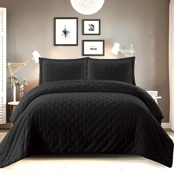 Velvet Coverlet/Quilt Set - Fluffy image 6