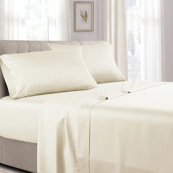 Low Profile (7-10 inches ) 100% Cotton Sateen Sheet Set - USA image 4