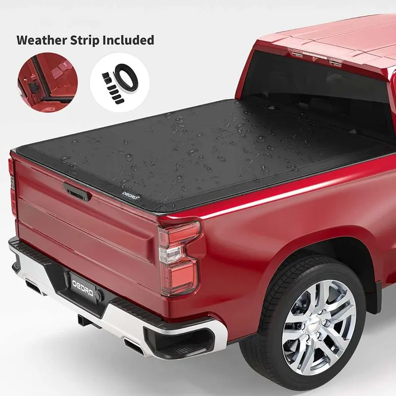 5ft Soft Roll-Up Tonneau Cover for 2020-2025 Jeep Gladiator | Lightweight, Waterproof, Easy-Install Truck Bed Protection | Sleek Design image 5