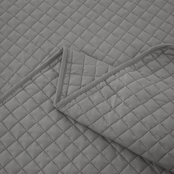 Checkered Quilts & Coverlet Set image 2