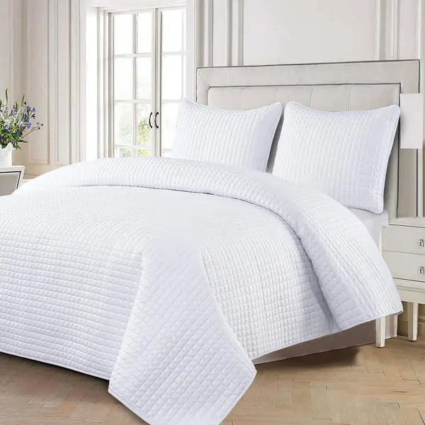 Checkered Quilts & Coverlet Set image 3