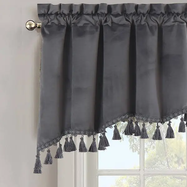 Heavyweight Velvet Swag Valance 70”Wx30”L image 5