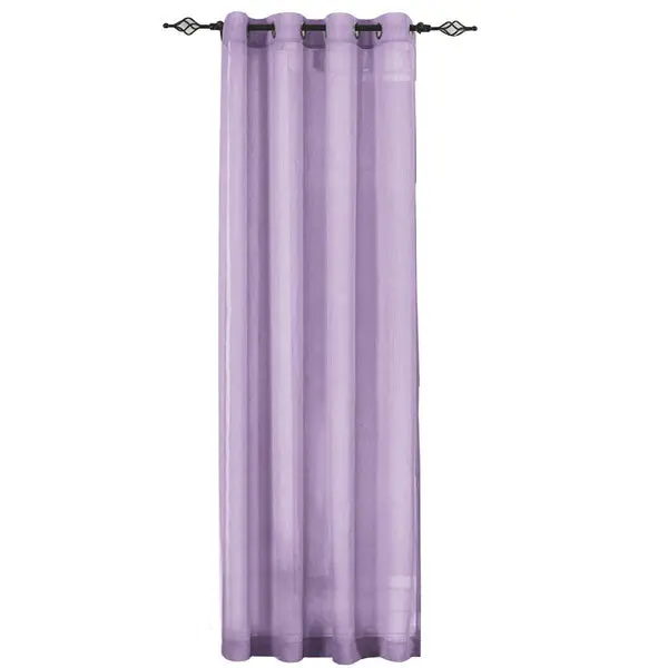 Abri Grommet Crushed Sheer Curtain Panel (Single) image 4