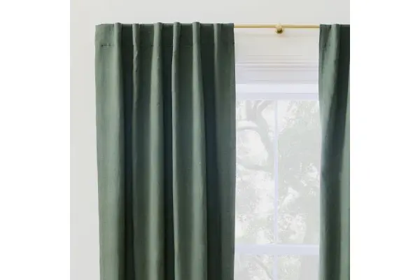 European Flax Linen Blackout Curtain image