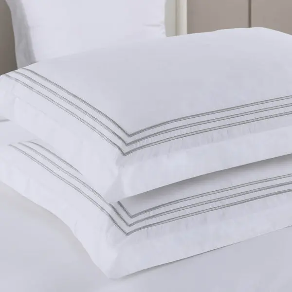 Adeline Percale Embroidered Duvet Cover Set - 100% Cotton image 6