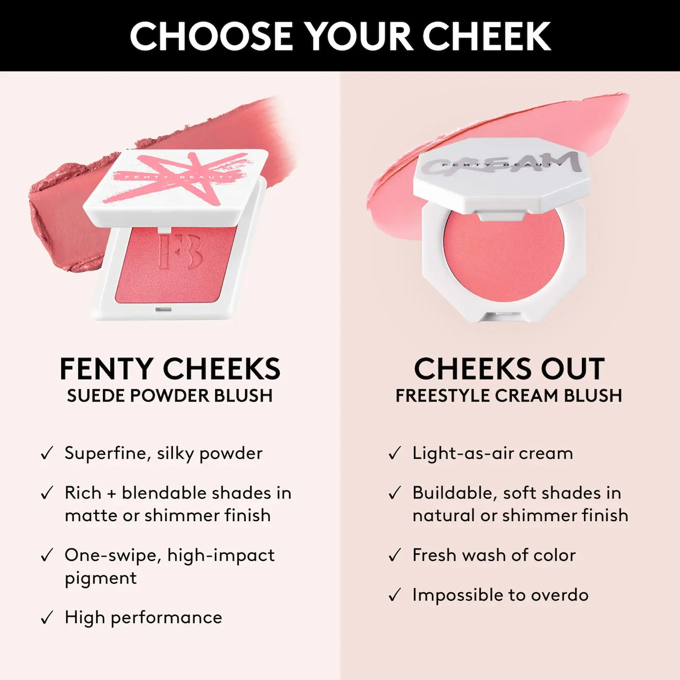 Fenty Beauty by Rihanna  Cheeks Out Freestyle Cream Blush image 5