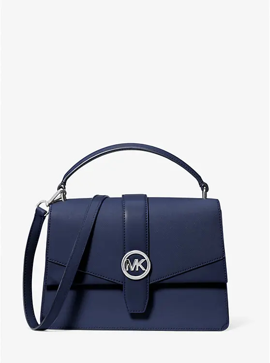 Greenwich Medium Saffiano Leather Satchel image 1