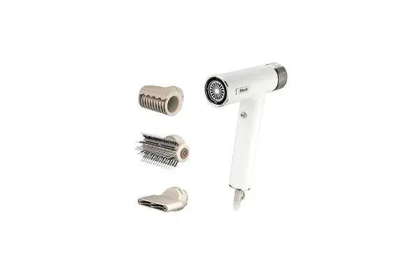 Shark Hair Dryer | SpeedStyle | No Heat Damage Hair Styling Tool | 3 Styling Tools Included | Portable & Powerful Blow Dryer | Best for Straight & Wavy Hair | Silk | HD331 image