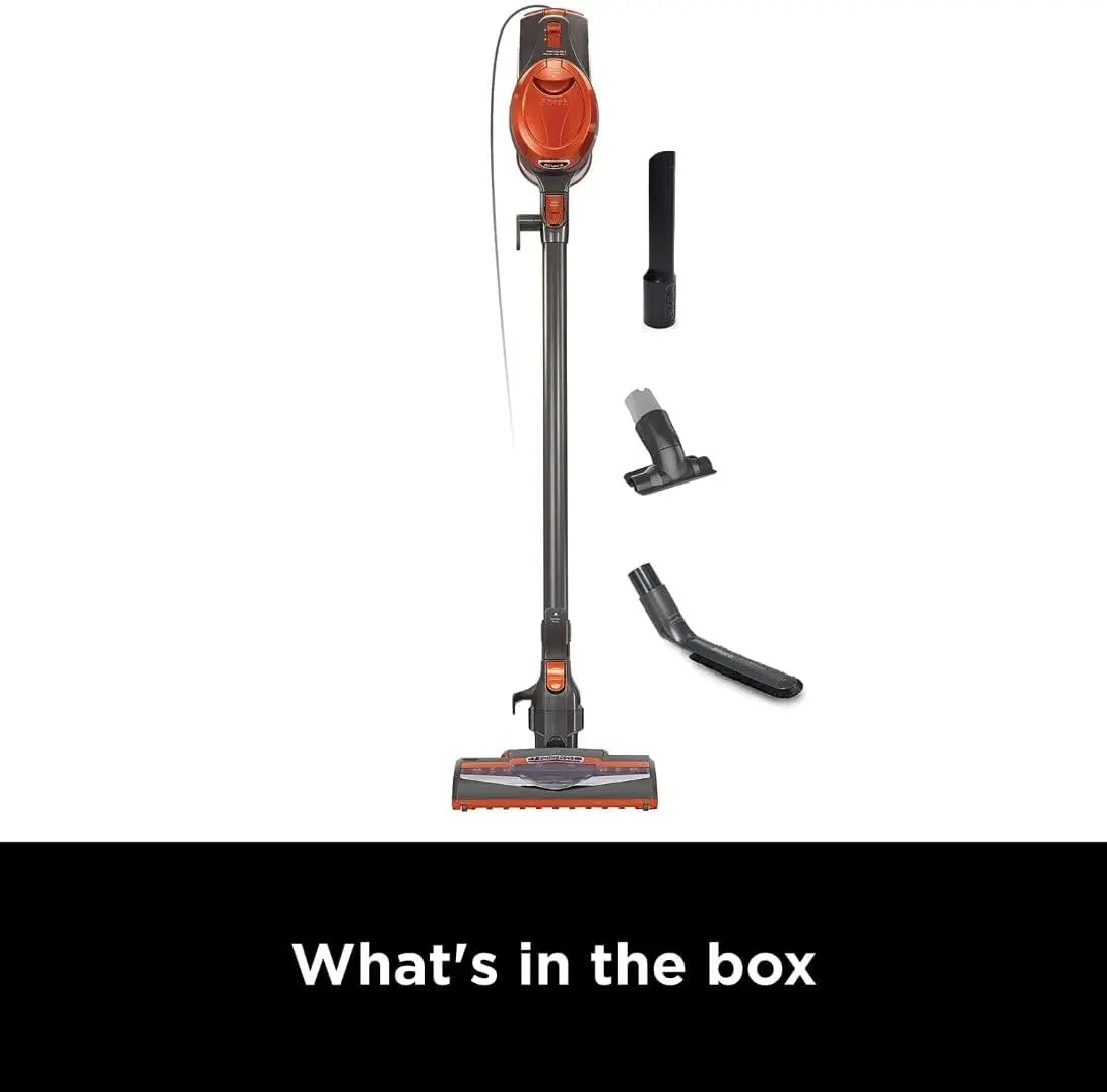 Shark Rocket Ultra-Light Corded Bagless Vacuum for Carpet and Hard Floor Cleaning with Swivel Steering (HV301), Gray/Orange image 11