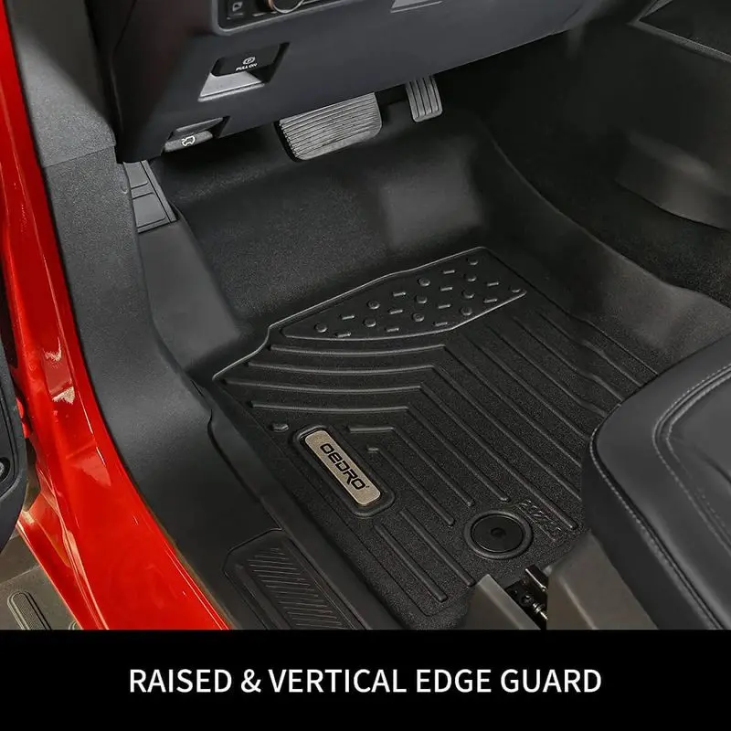  Custom Fit TPE All-Weather Floor Mats for 2021-2025 Toyota Sienna (7-Seat Only) - Durable, Waterproof Car Floor Liners image 4