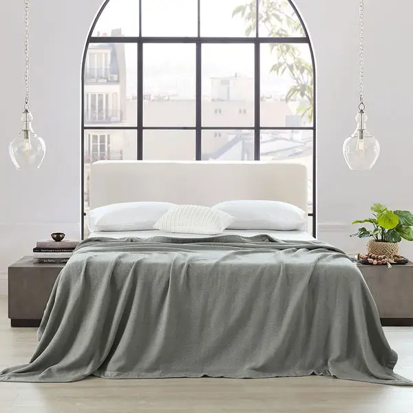 100% Cotton 2-Ply Sheet Blanket/Throw image 4