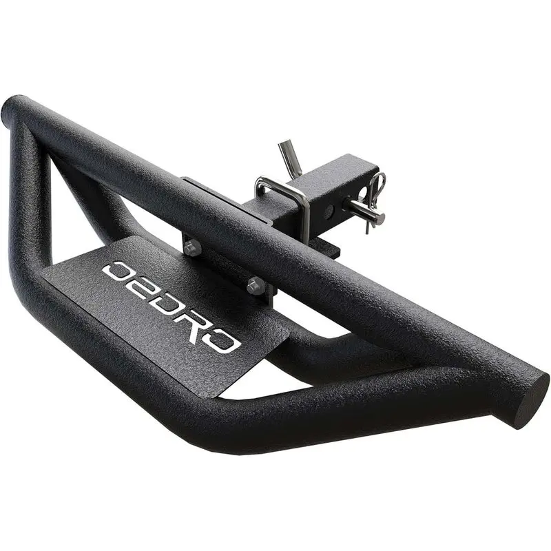 OEDRO Hitch Step Replacement for Truck Vehicles with 2" Hitch Receiver Rear Bumper Guard Protector Upgraded Textured Black Hitch Step Bar image 1