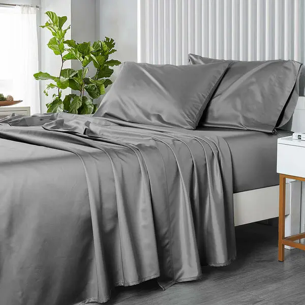 USA 608 Cotton Sheet Set - Extra Deep Pockets (22-inches) & Oversize Flat Sheet image 6