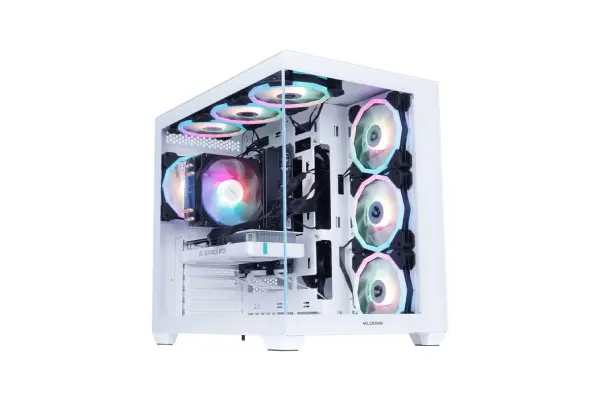 Mloong Gaming PC Desktop AMD Ryzen 5 5500 GeForce RTX 4060 1TB SSD 16GB RAM 650W Win11 WIFI image