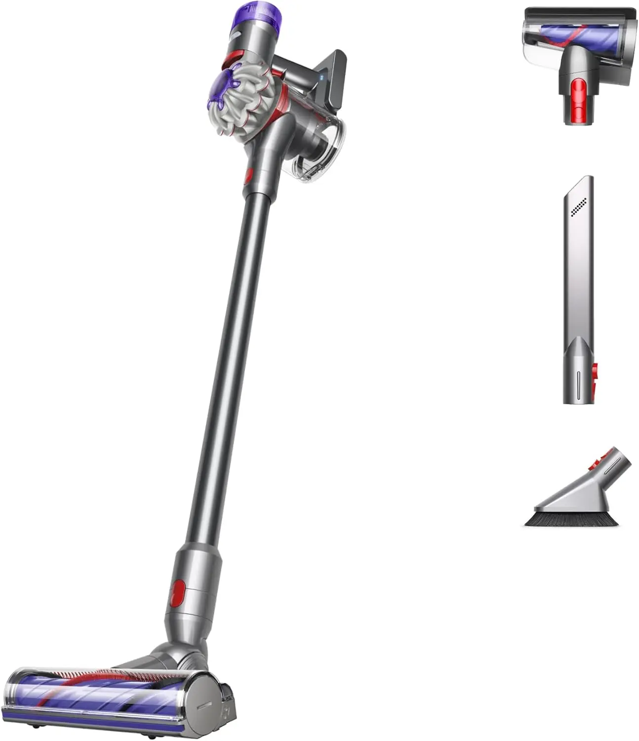 Dyson V8 Plus Cordless Vacuum, Silver/Nickel image 1