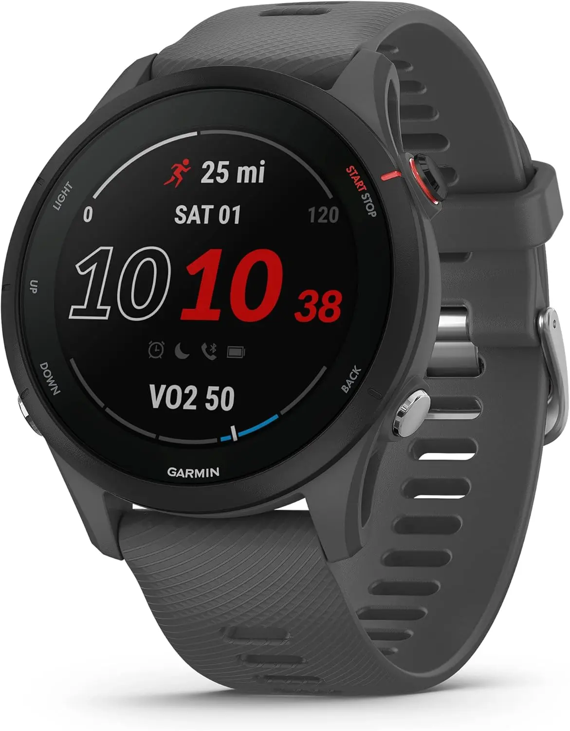 Garmin Forerunner® 255, GPS Running Smartwatch, Advanced Insights, Long-Lasting Battery, Slate Gray image 1