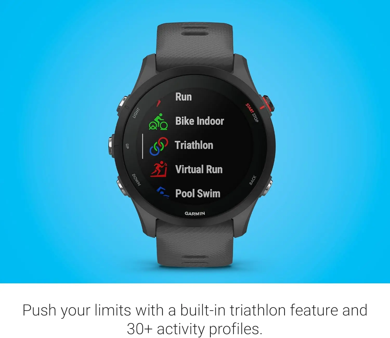 Garmin Forerunner® 255, GPS Running Smartwatch, Advanced Insights, Long-Lasting Battery, Slate Gray image 5