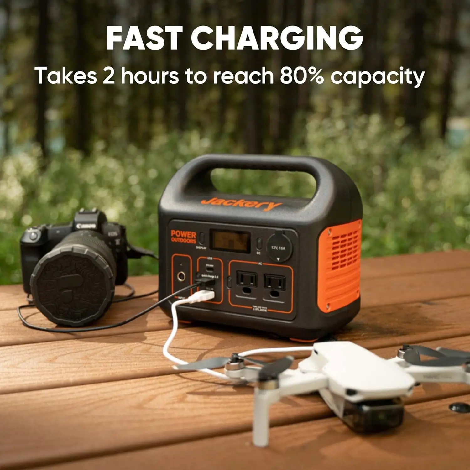 Jackery Portable Power Station Explorer 300, 293Wh Backup Lithium Battery, Solar Generator for Outdoors Camping Travel Hunting Blackout (Solar Panel Optional) image 3