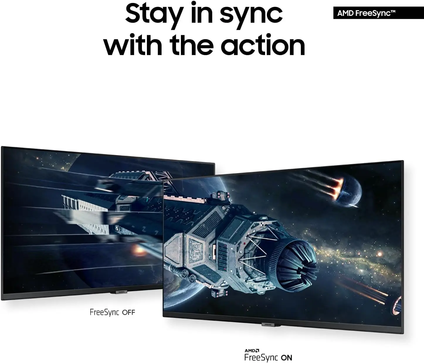 SAMSUNG 34" ViewFinity S50GC Series Ultra-WQHD Monitor, 100Hz, 5ms, HDR10, AMD FreeSync, Eye Care, Borderless Design, PIP, PBP, LS34C502GANXZA, 2023, Black image 5