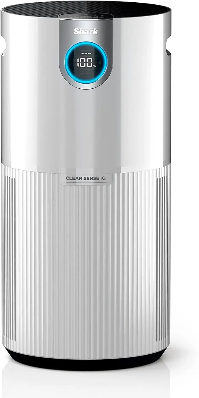 Shark Air Purifier for Home Large Room, Clean Sense Technology, HEPA Air Filter, 1000 Sq Ft, Kitchen, Filters Smoke, Captures 99.98% of Particles, Pet Dander, Pollutants, Dust, Allergens, HP201 image 1