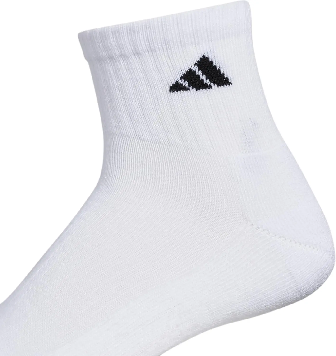 adidas Men's Socks, Athletic Cushioned Quarter 6-Pack, Ankle Fit with Arch Support image 3