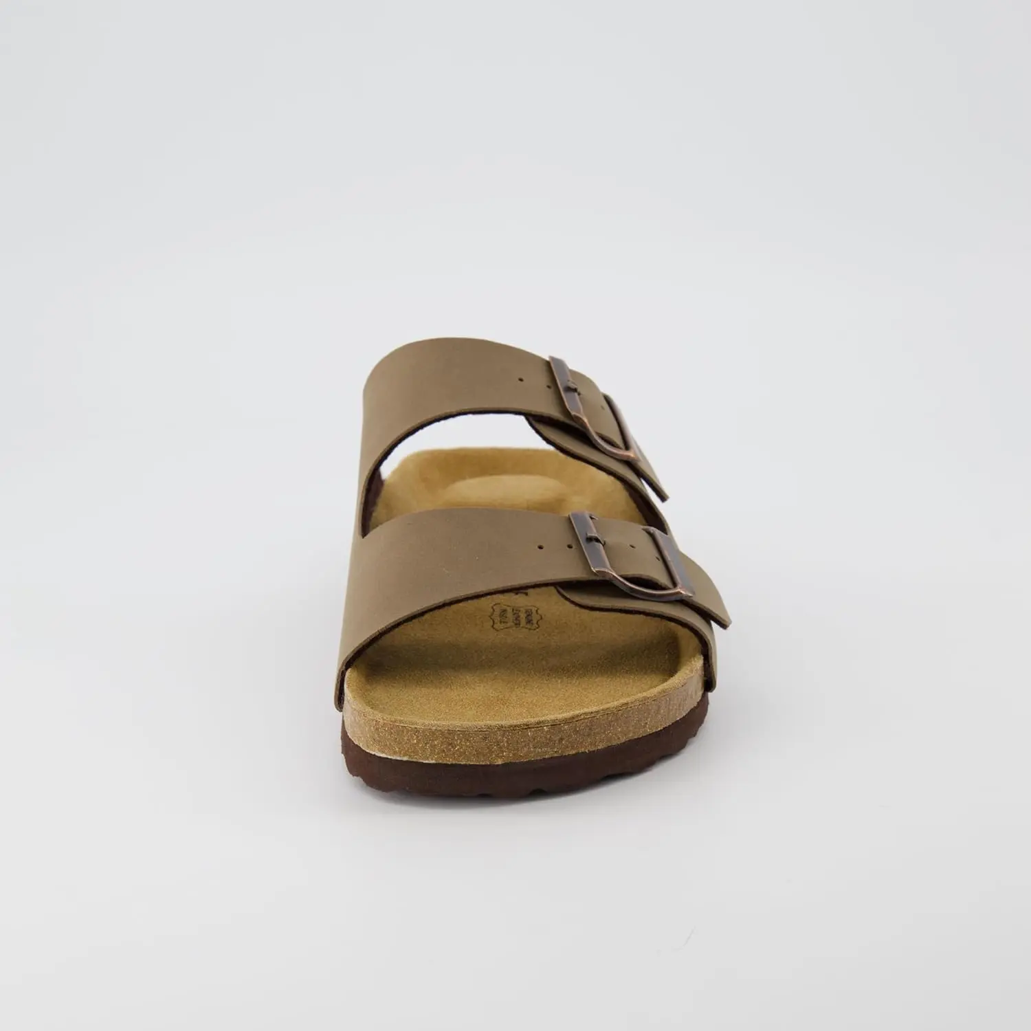 CUSHIONAIRE Lane Cork Footbed Mens Sandals, Adjustable Buckle Comfort Slides for Men, Genuine Leather Insole Summer Sandals Men Footwear image 8