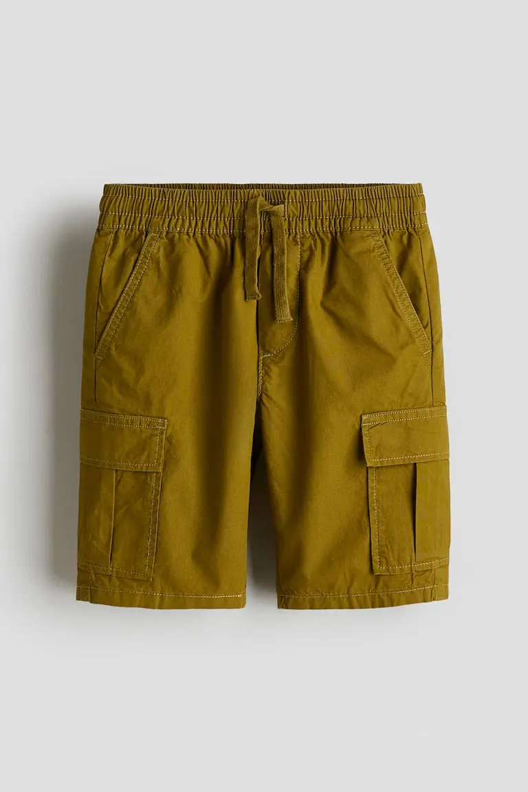 Cotton Poplin Cargo Shorts image 1