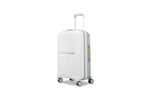 Samsonite Freeform Hardside Expandable with Double Spinner Wheels, Carry-On 21-Inch, White/Grey image