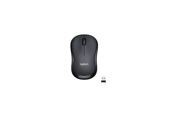Logitech M220 SILENT Wireless Mouse, 2.4 GHz with USB Receiver, 1000 DPI Optical Tracking, 18-Month Battery, Ambidextrous, Compatible with PC, Mac,... image
