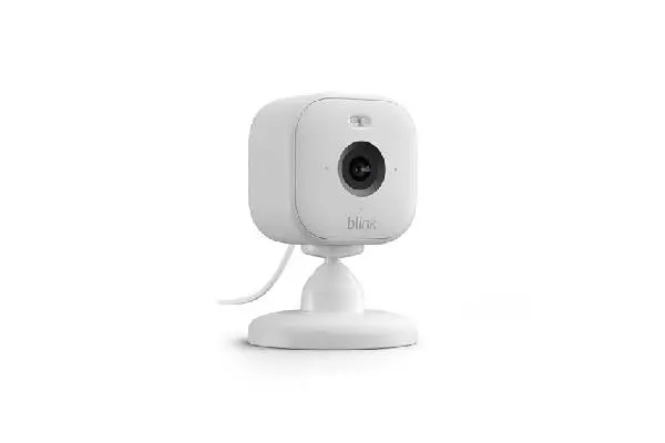 Blink Mini 2 (Newest Model) — Home Security & Pet Camera(s) with HD video, color night view, motion detection, two-way audio, and built-in spotlight — 1 camera (White) image