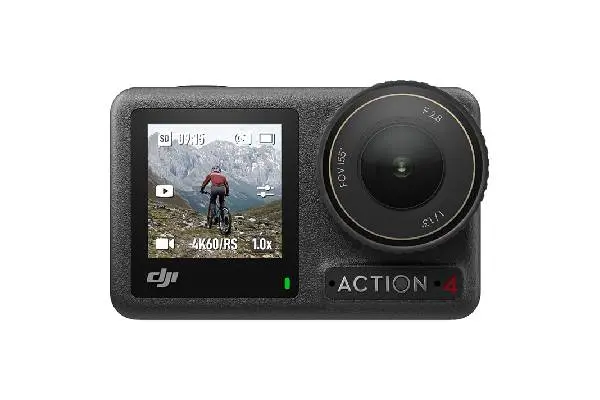 DJI Osmo Action 4 Standard Combo, 4K/120fps Waterproof Action Camera with a 1/1.3-Inch Sensor, Stunning Low-Light Imaging,10-bit & D-Log M Color Performance, Long-Lasting 160 Mins, Outdoor Camera image