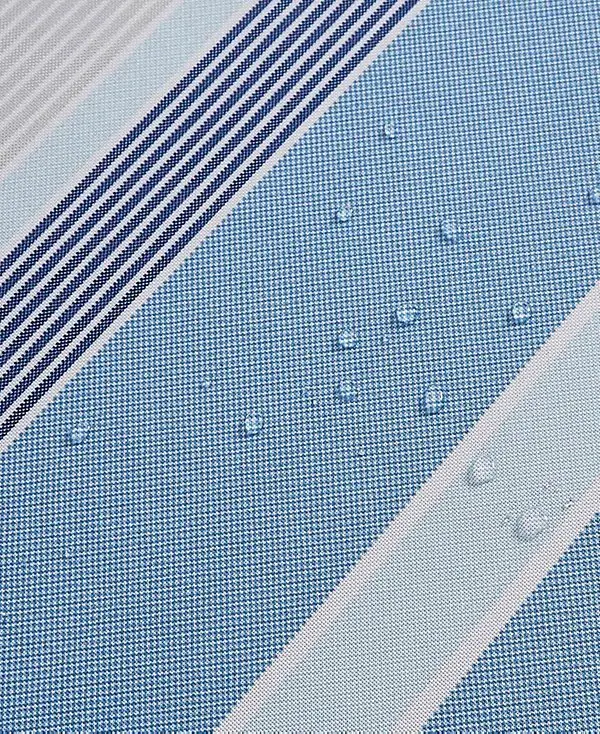 Breakers Stripe Water-Resistant Indoor and Outdoor Tablecloth, 60" x 102" Rectangle image 2