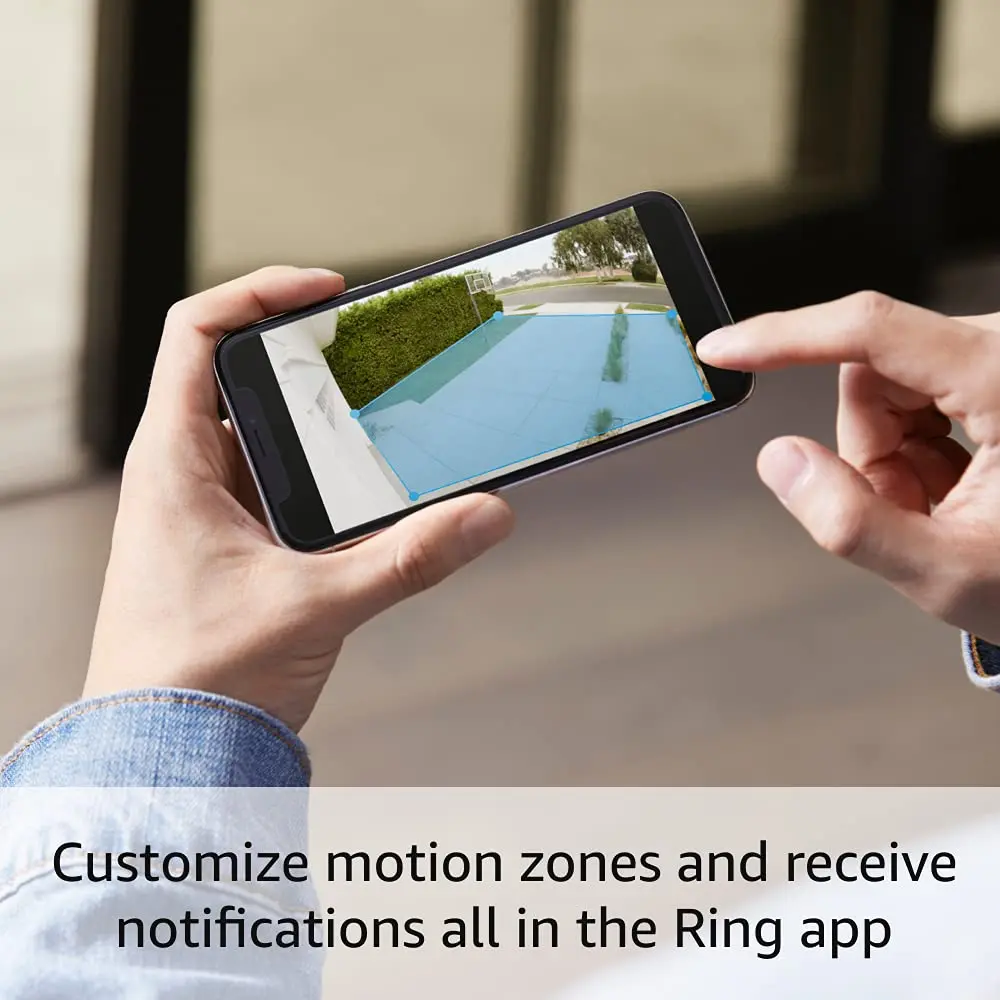 Ring Floodlight Cam Wired Plus with motion-activated 1080p HD video, White (2021 release) image 4
