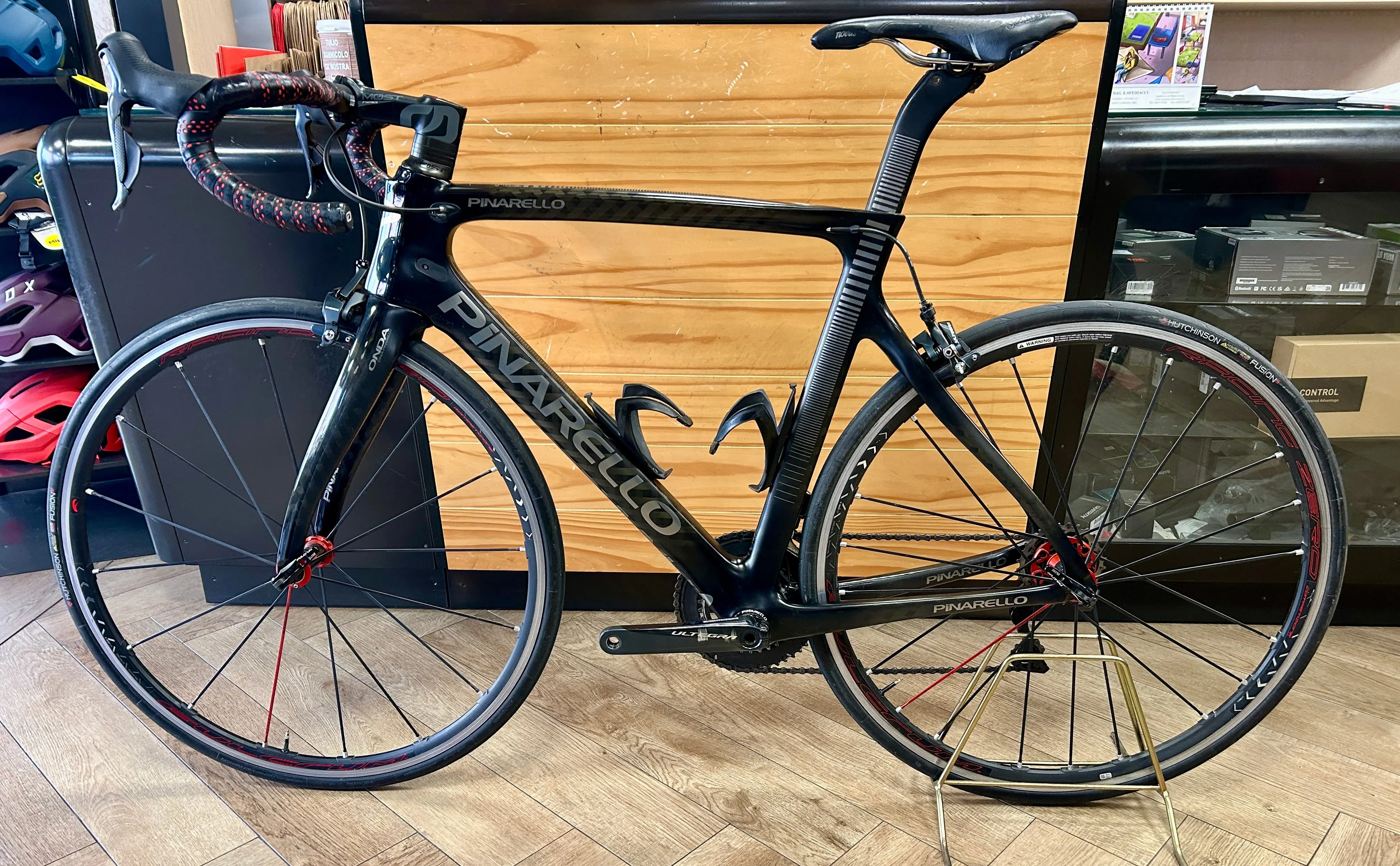 Pinarello GAN S T700 2018 - Shimano Ultegra Di2 2x11sp - Fulcrum Racing Zero image 3