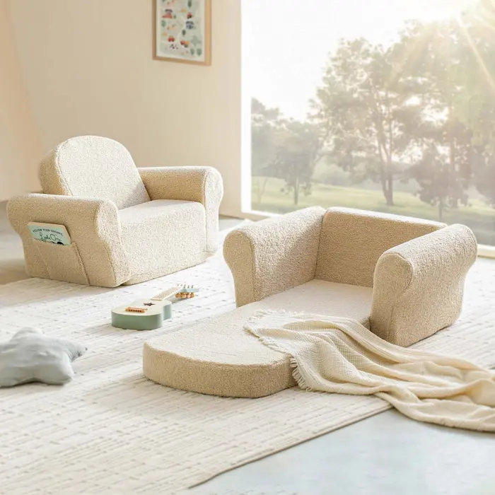 Tiny Land® Afternoon Couch - Cream Kids Chair image 6