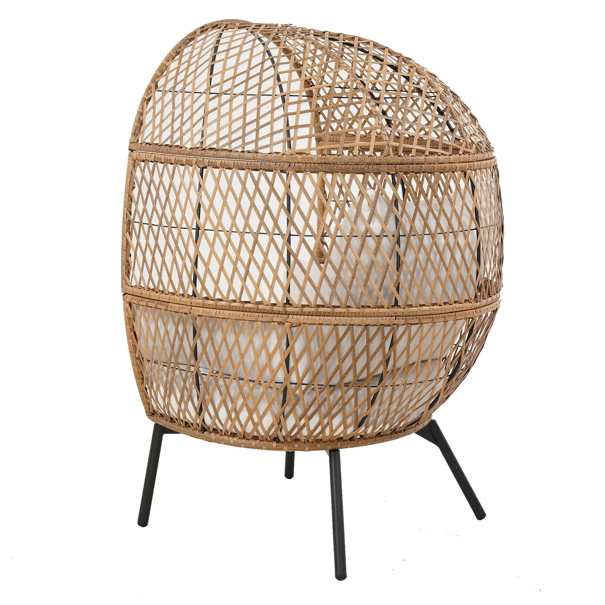 Better Homes & Gardens Ventura Boho Stationary Outdoor Wicker Egg Chair image 5