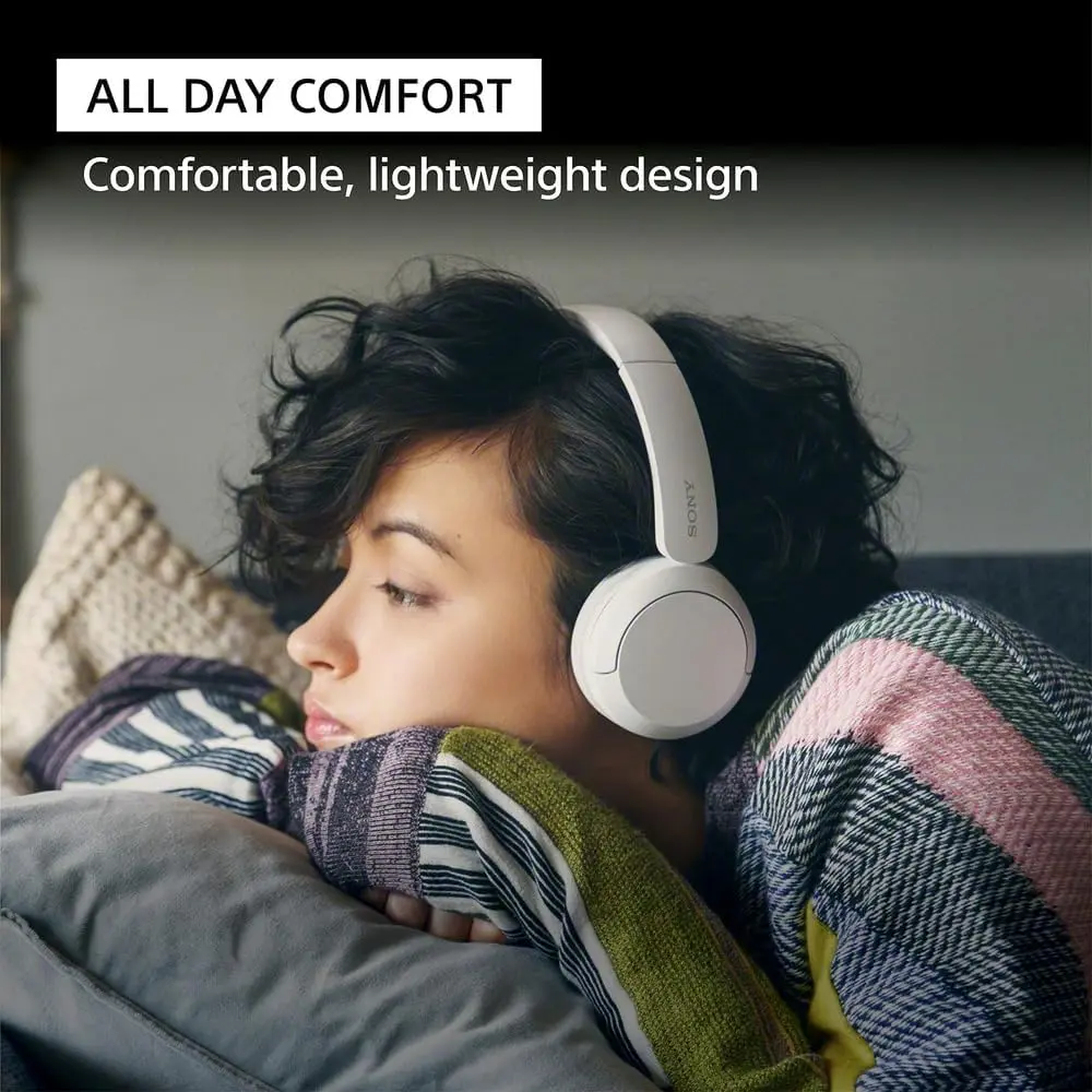 Sony WH-CH520 Wireless Headphones Bluetooth On-Ear Headset with Microphone, Cappuccino image 3