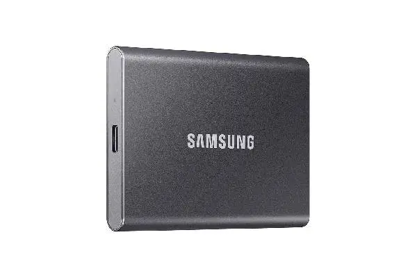 SAMSUNG T7 Portable SSD, 4TB External Solid State Drive, Speeds Up to 1,050MB/s, USB 3.2 Gen 2, Reliable Storage for Gaming, Students, Professionals, MU-PC4T0T/AM, Gray image